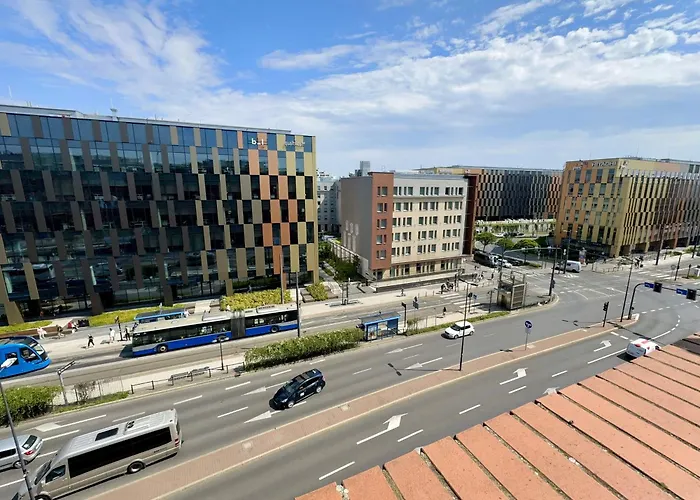 Stylowe studio z parkingiem - 3 minuty od Dworca&Galerii Krakowskiej